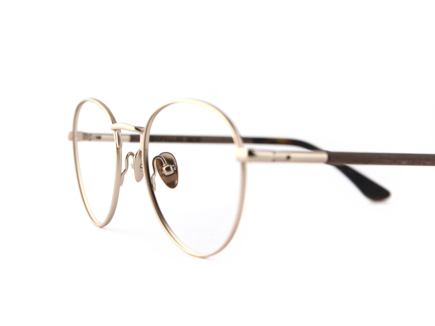 Woodfellas Brillenfassung Mod 11048 Ebenholz Gold
