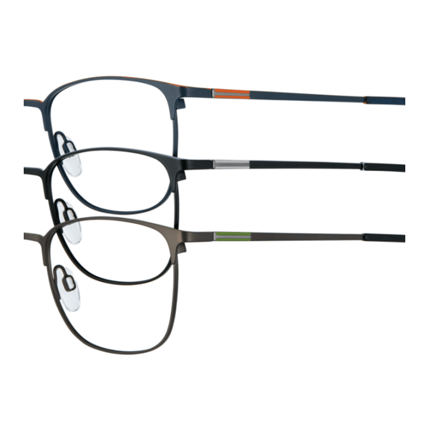 VISTAN Brille 4619-3 dunkelgun mit grün matt