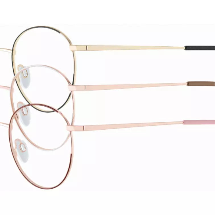 VISTAN Brille 2700-3 aubergine auf rosegold