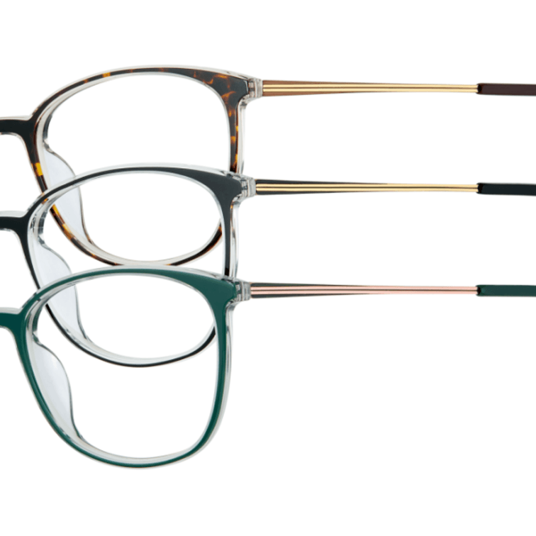 VISTAN Brille 6774-3 grün auf kristall