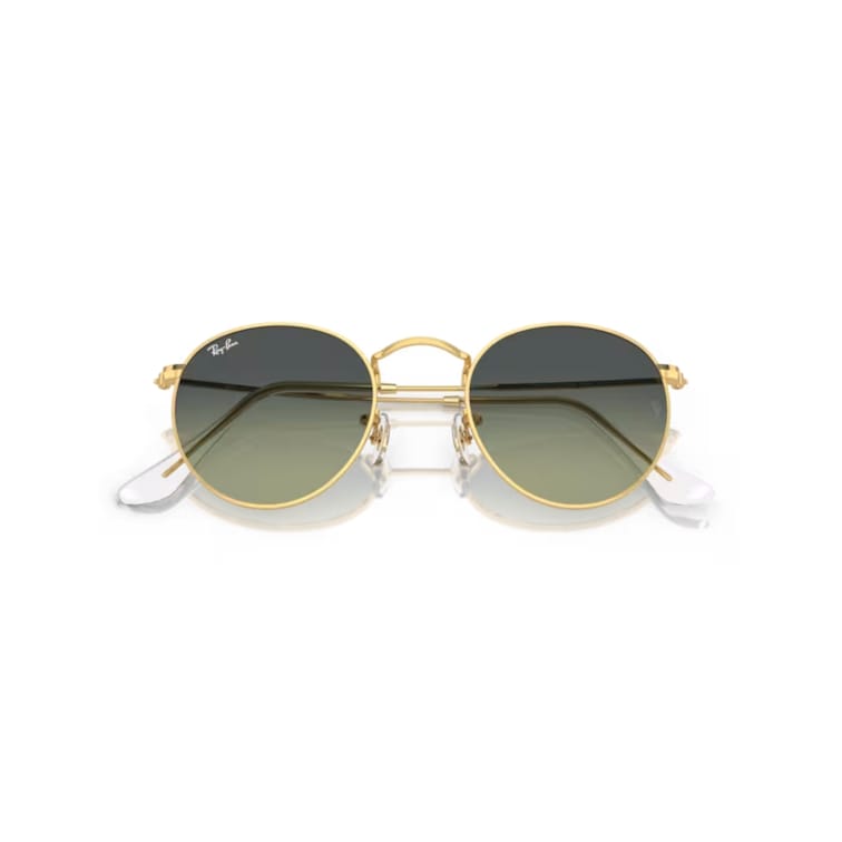 Ray Ban Sonnenbrille Round Metal 0RB3447 001/BH gold