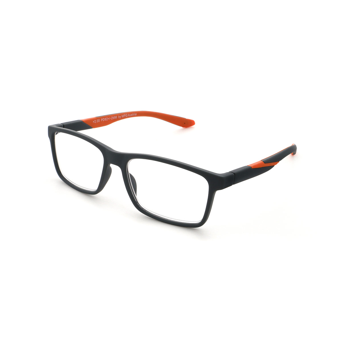 MPO Lesehilfe KLH213-1 grau orange