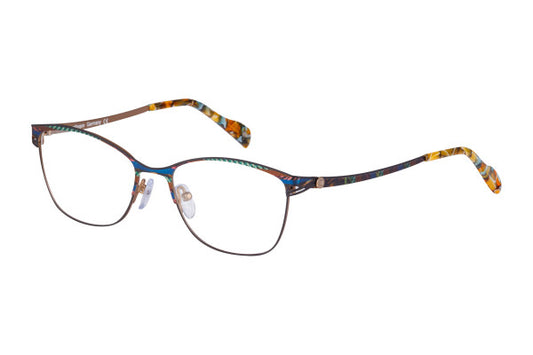 vonBogen Brille VB143-06 Multicolor Braun Blau