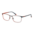 ROY ROBSON Brille 10081-3 dunkelgrau metallic auf rotorange matt