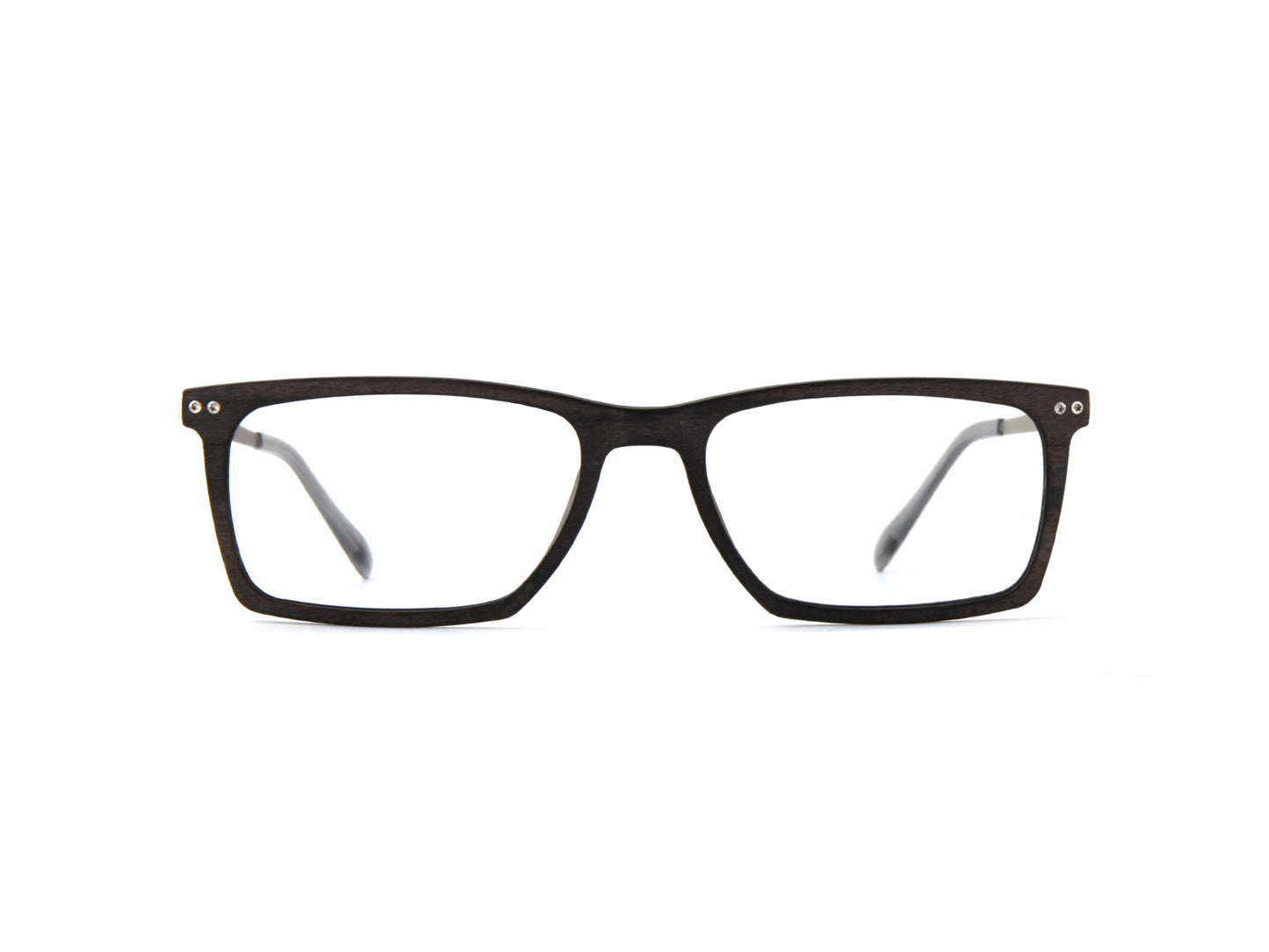 Woodfellas Brillenfassung Maximilian Air 10996 Schwarzeiche Silber