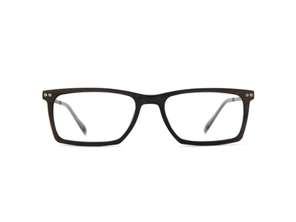 Woodfellas Brillenfassung Maximilian Air 10996 Schwarzeiche Silber