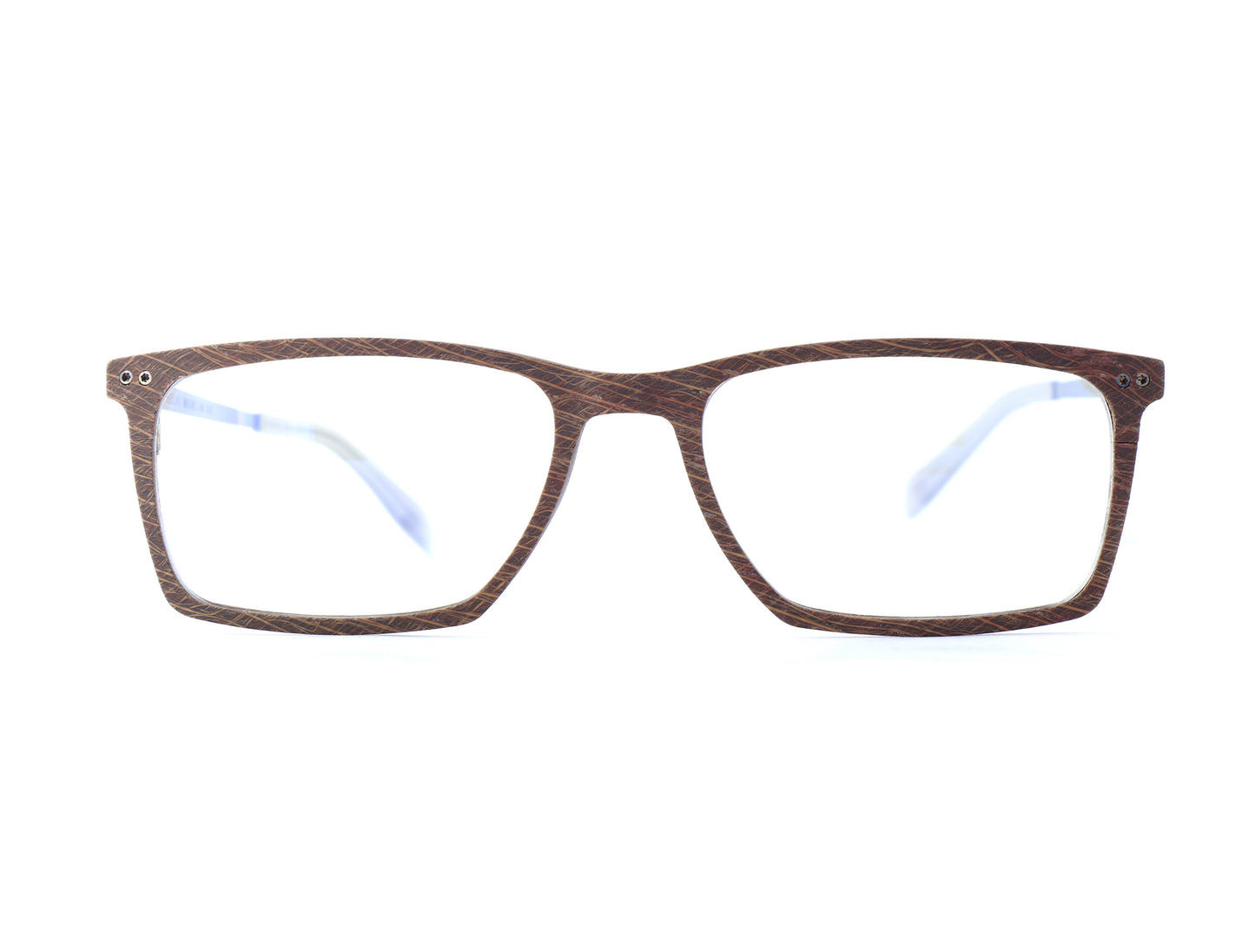 Woodfellas Brillenfassung Maximilian Air 10996 Palmholz Silber