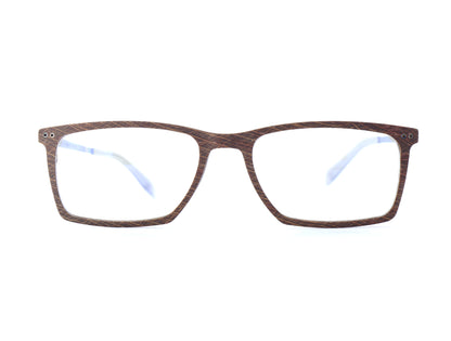 Woodfellas Brillenfassung Maximilian Air 10996 Palmholz Silber