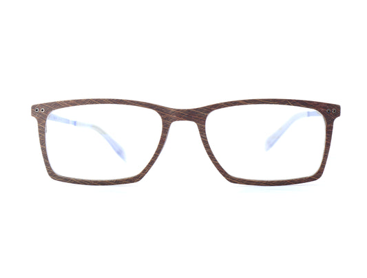 Woodfellas Brillenfassung Maximilian Air 10996 Palmholz Silber