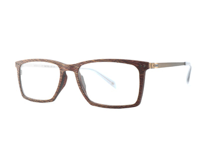 Woodfellas Brillenfassung Maximilian Air 10996 Palmholz Silber