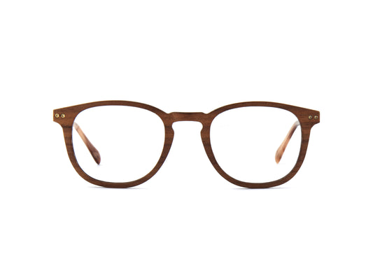 Woodfellas Brillenfassung Bogenhausen Air 10997 Walnussholz Gold