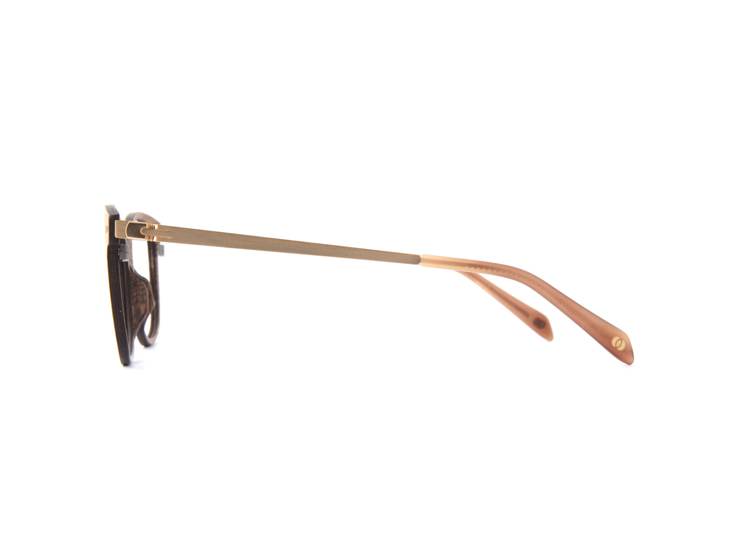 Woodfellas Brillenfassung Bogenhausen Air 10997 Walnussholz Gold