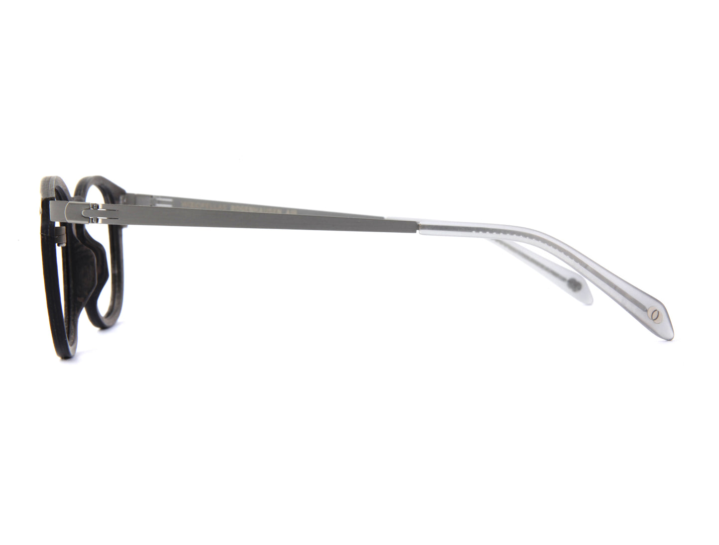 Woodfellas Brillenfassung Bogenhausen Air 10997 Schwarzeiche Silber