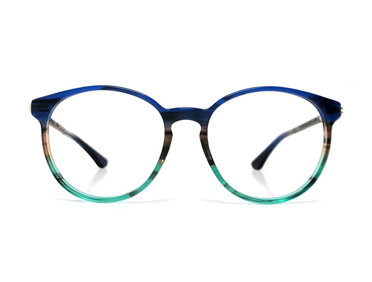 Woodfellas Brillenfassung Halo 11020 Walnussholz Blau