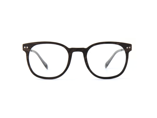 Woodfellas Brillenfassung Pottenstein Air 11029 Schwarzeiche Silber