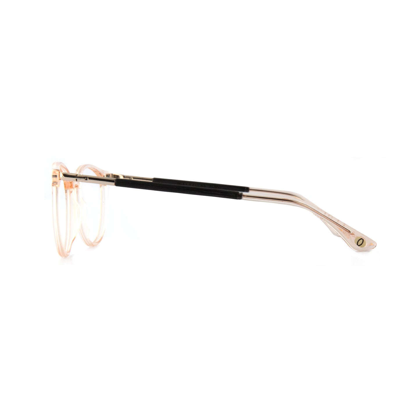 Woodfellas Brillenfassung Point 11037 Schwarzeiche Gold Transparent