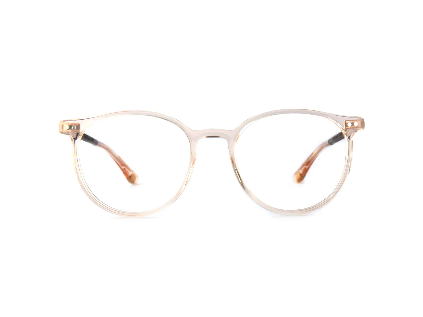 Woodfellas Brillenfassung Point 11037 Schwarzeiche Gold Transparent