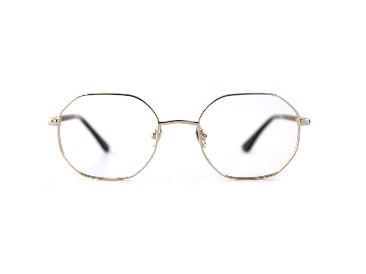 Woodfellas Brillenfassung Flex 11051 Ebenholz Gold
