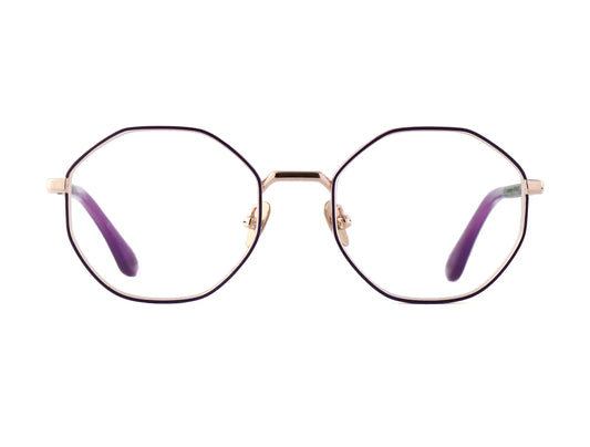 Woodfellas Brillenfassung Ease 11087 Schwarzeiche Rosé Violet