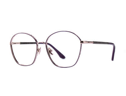 Woodfellas Brillenfassung Twist 11088 Schwarzeiche Pink Lila