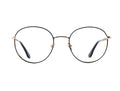 Woodfellas Brillenfassung Wipe 11090 Curledholz Gold Schwarz