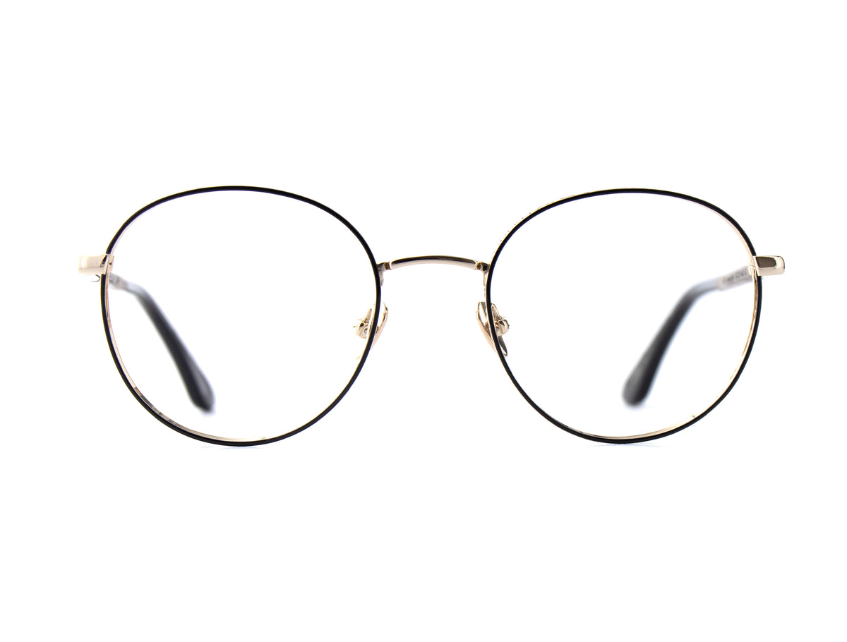 Woodfellas Brillenfassung Wipe 11090 Curledholz Gold Schwarz