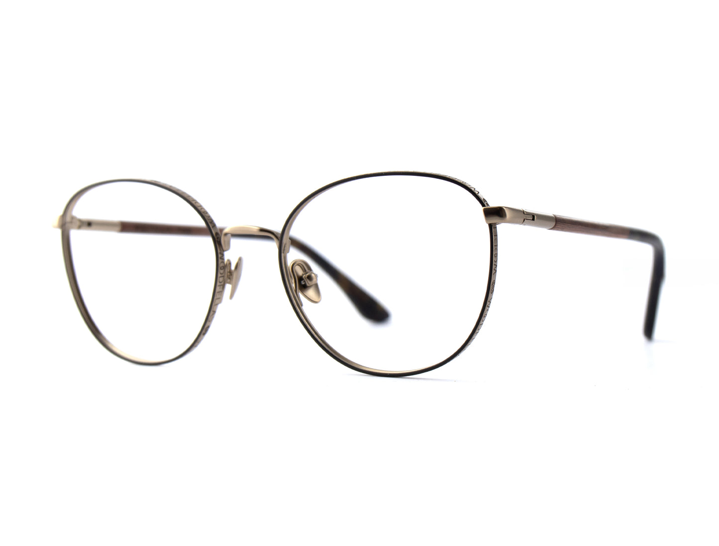 Woodfellas Brillenfassung Pulse 11092 Ebenholz Kakhi