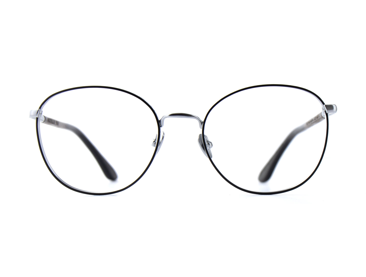 Woodfellas Brillenfassung Pulse 11092 Schwarzeiche Silber