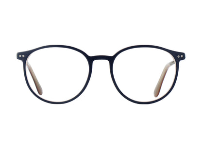 Woodfellas Brillenfassung Spot 11120 Makassarholz Blau
