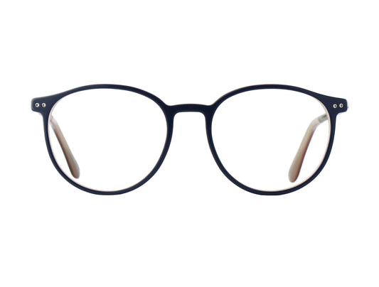 Woodfellas Brillenfassung Spot 11120 Makassarholz Blau