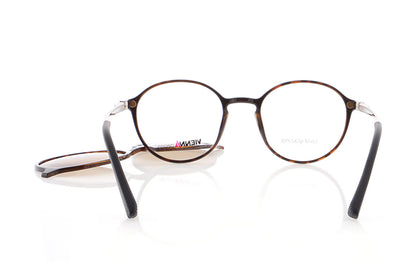 Vienna Design Brille mit Clip UN771-02 braun havanna