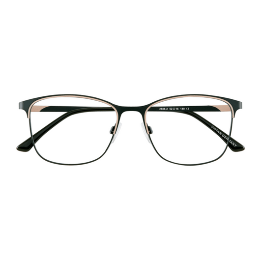 VISTAN Brille 2888-2 oliv mit creme matt