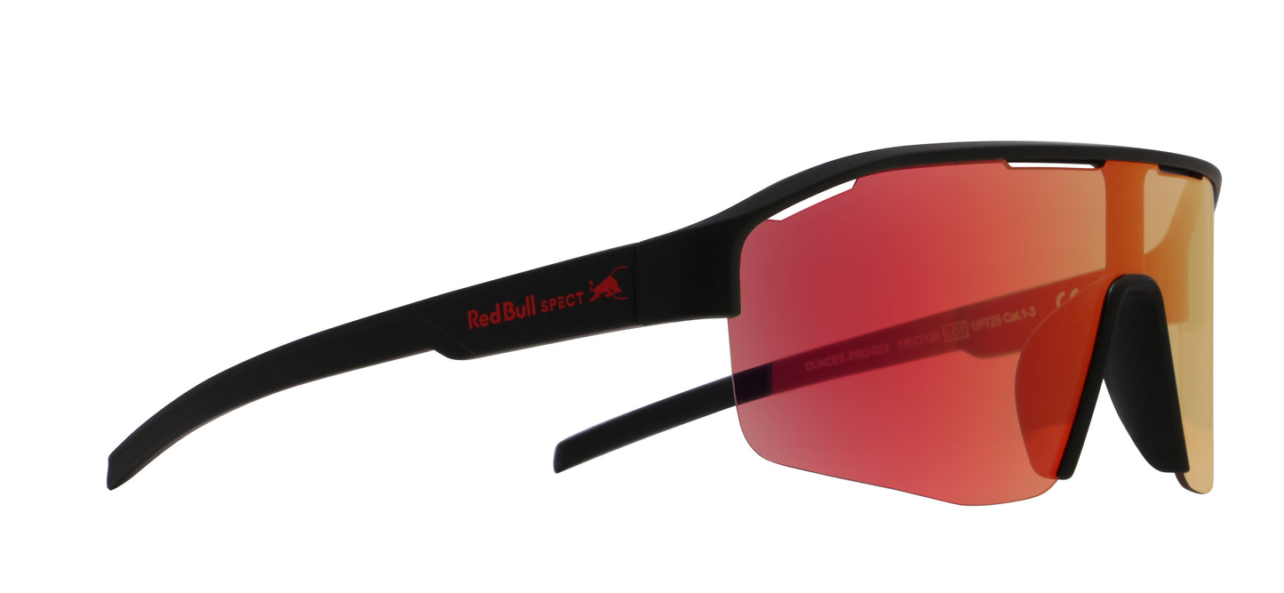 Red Bull SPECT Eyewear Sonnenbrille DUNDEE_PRO-02X schwarz matt- Selbsttönende Sportbrille