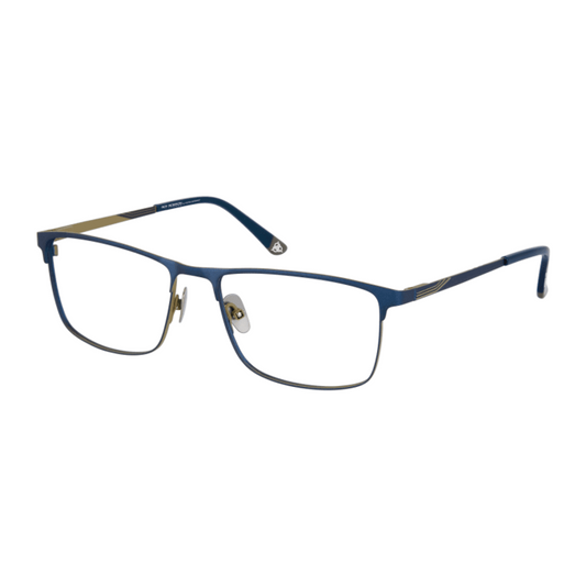 ROY ROBSON Brille Titan 40096-1 dunkelblau metallic auf beige matt