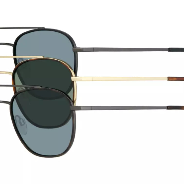 VISTAN Sonnenbrille 767-101 dunkelgun matt mit schwarz