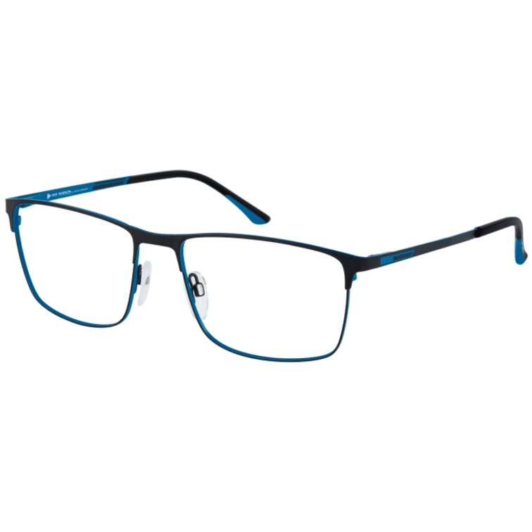 ROY ROBSON Brille 10074-1 dunkelgrau metallic auf blau matt