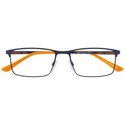 VISTAN Brille Flex 2423-3 dunkelblau mit orange matt