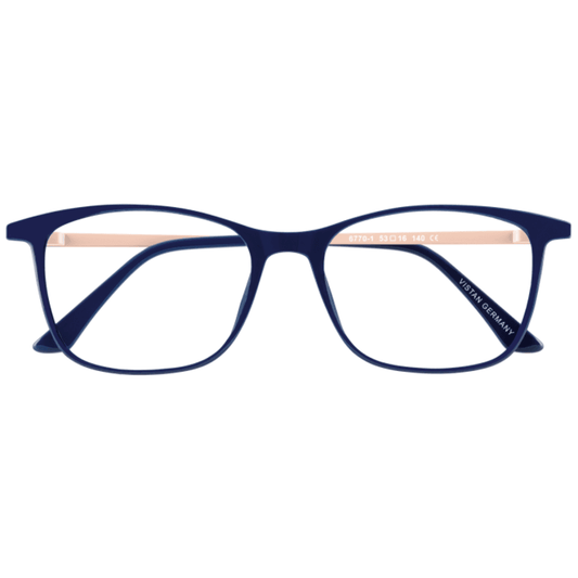 VISTAN Brille mit Clip 6770-1 blau nude