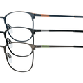 VISTAN Brille 4619-1 dunkelblau mit orange matt