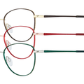 VISTAN Brille 2900-3 grün mit glitzer auf silber