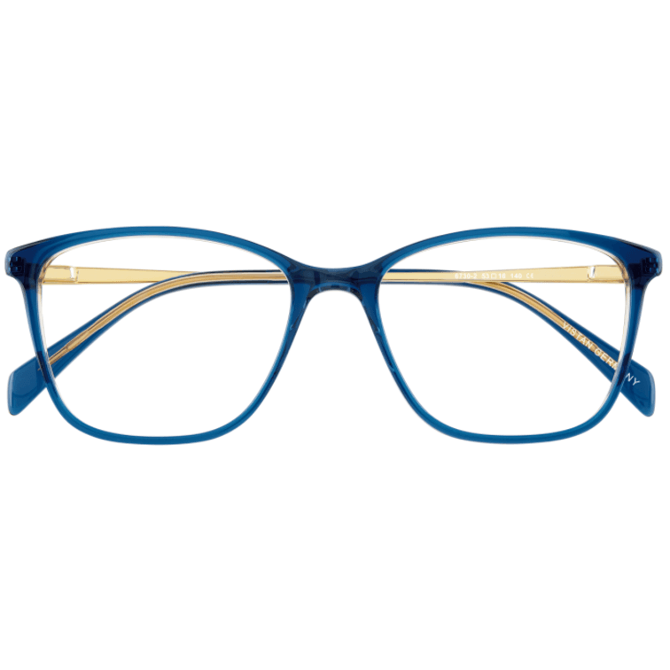 VISTAN Brille 6730-2 blau transparent gold