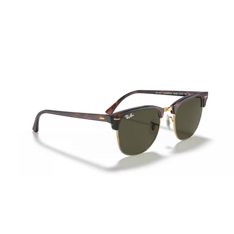 Ray Ban Sonnenbrille Clubmaster 0RB3016 W0366 braun havanna mit gold