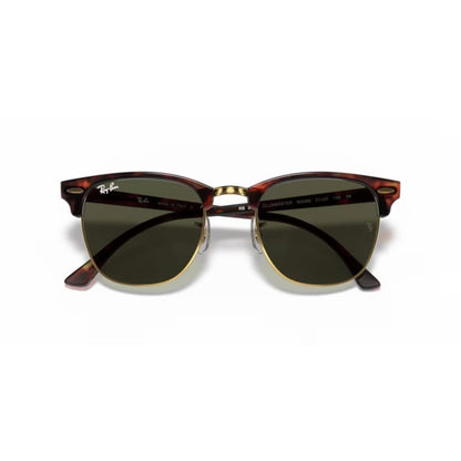 Ray Ban Sonnenbrille Clubmaster 0RB3016 W0366 braun havanna mit gold