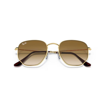 Ray Ban Sonnenbrille Hexagonal 0RB3548 001/51 gold