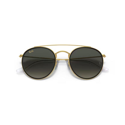 Ray Ban Sonnenbrille 0RB3647N 923871 gold schwarz