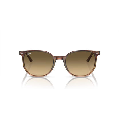 Ray Ban Sonnenbrille Elliot 0RB2197 13920A braun gestreift mit grün