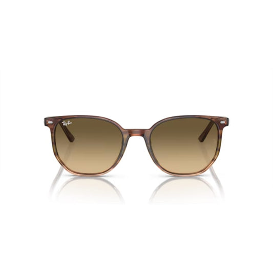 Ray Ban Sonnenbrille Elliot 0RB2197 13920A braun gestreift mit grün