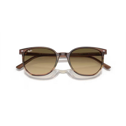 Ray Ban Sonnenbrille Elliot 0RB2197 13920A braun gestreift mit grün