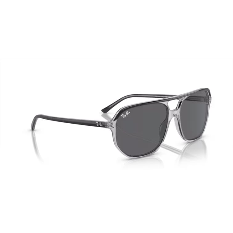 Ray Ban Sonnenbrille Bill One 0RB2205 1396B1 Dunkelgrau auf grau transparent