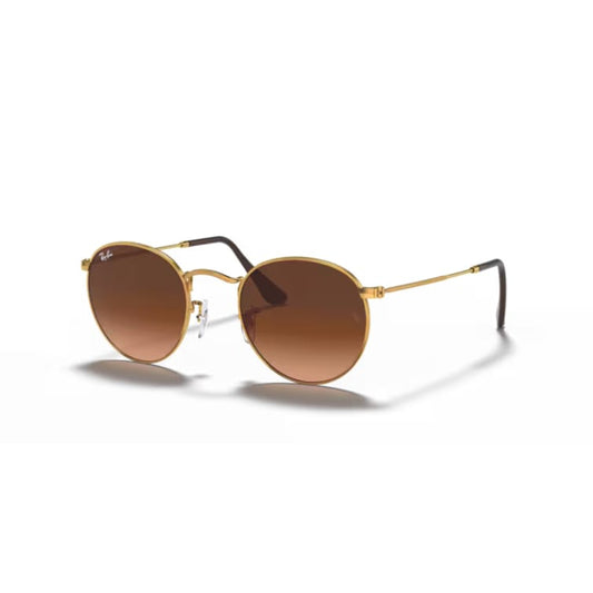 Ray Ban Sonnenbrille Round Metal 0RB3447 9001A5 hellbronze